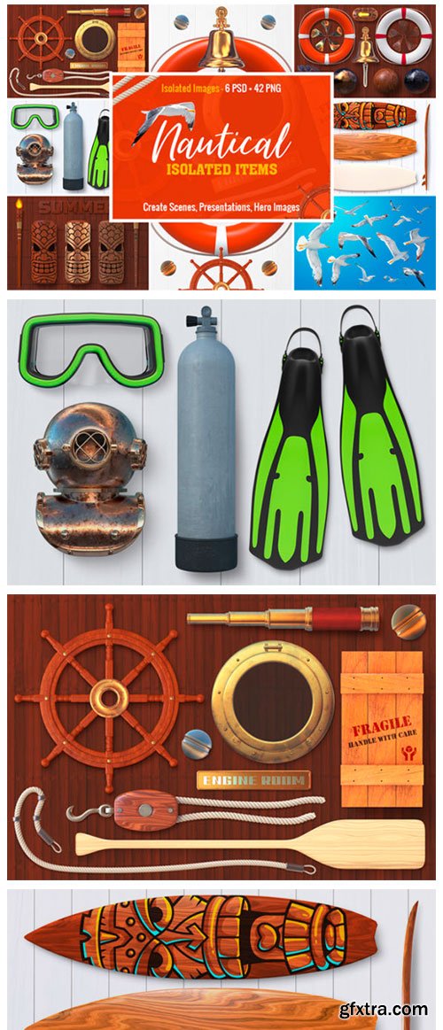 Isolated Nautical Items 4218794 Isolated Nautical Items 4218794