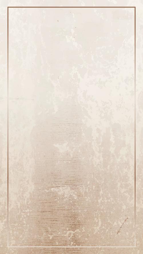 Rectangle gold frame on a grunge brown background vector - 1214727