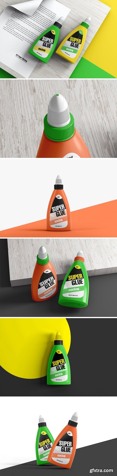 Glue Bottle Mockup