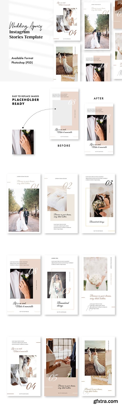 Wedding Agency Instagram Stories Template Wedding Agency Instagram Stories Template