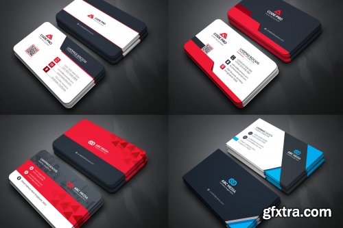 CreativeMarket - 25 Business Cards Bundle 4606365