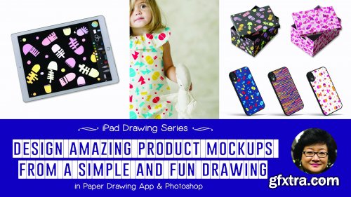  Design Amazing Product Mockups in Paper and Photoshop - iPad Drawing Series