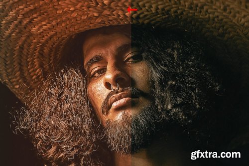 CreativeMarket - Realistic Painting Photoshop Action 4886383