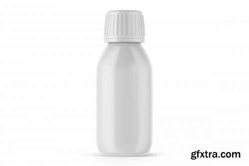 CreativeMarket - Matte Plastic Bottle Mockup 4055430