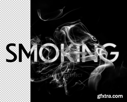 Smoking Text Effect 346314448