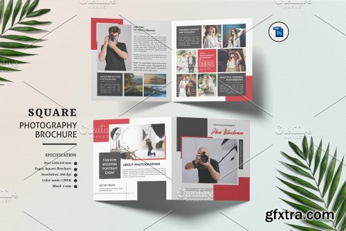 CreativeMarket - Photography Square Brochure V980 4435868