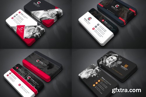 CreativeMarket - 40 Photography Business Cards Bundle 4606406