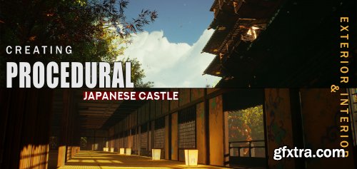 Gumroad - Houdini Tutorial Procedural Japanese Castle in Unreal Engine 4