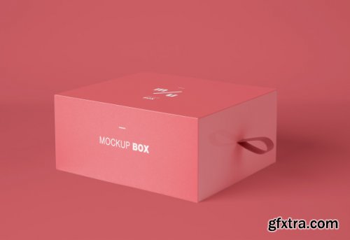 Box packaging mockup 2