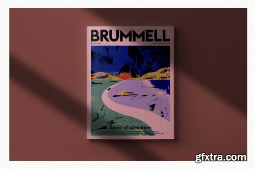 CreativeMarket - Magazine Cover Mockup 3748554