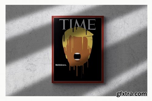 CreativeMarket - Magazine Cover Mockup 3748554