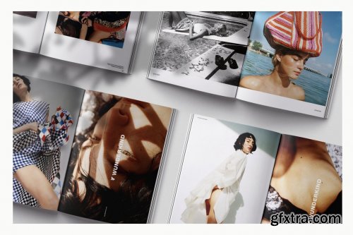 CreativeMarket - (NEW) Magazine Spread Mockup 3739343