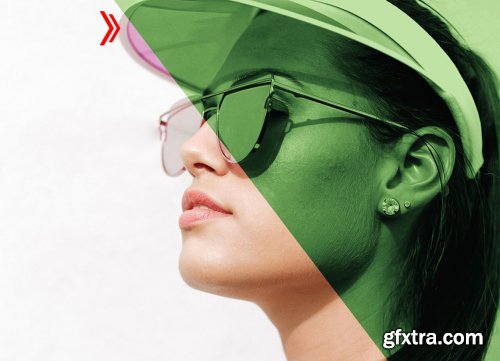 CreativeMarket - Green Color Effect Photoshop Action 4939667