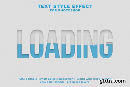 Psd editable text effect style template