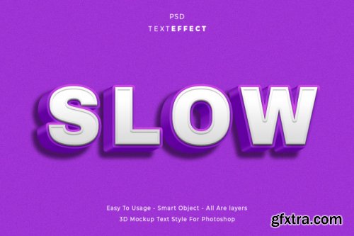 Psd editable text effect style template