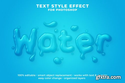 Psd editable text effect style template