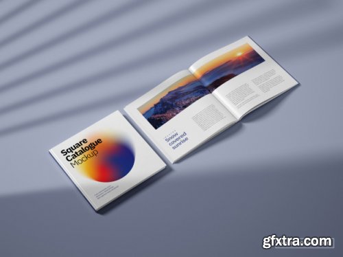 Square Catalogue Mockup Set