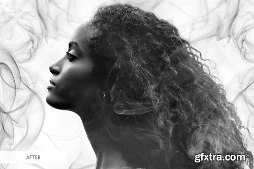 CreativeMarket - White Smoke Overlays Photoshop 4949072