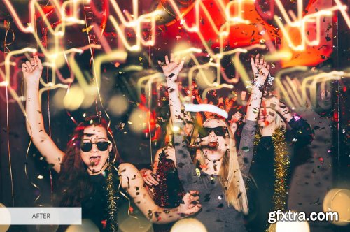 CreativeMarket - Party Bokeh Overlays Photoshop 4934875