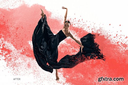 CreativeMarket - Color Powder Overlays Photoshop 4935360