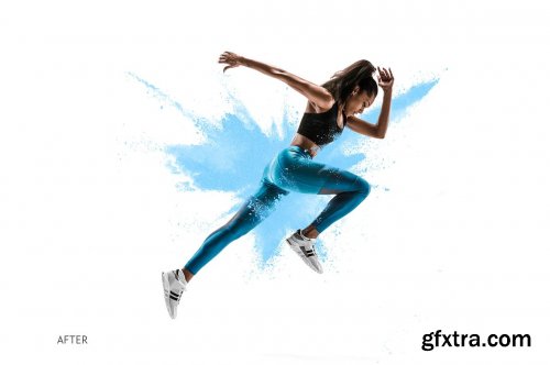 CreativeMarket - Color Powder Overlays Photoshop 4935360