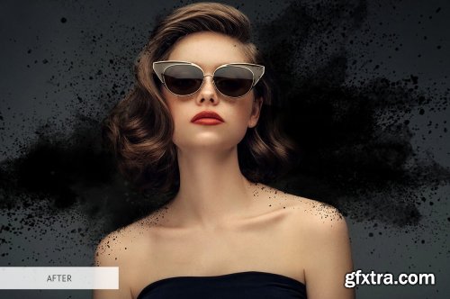 CreativeMarket - Color Powder Overlays Photoshop 4935360