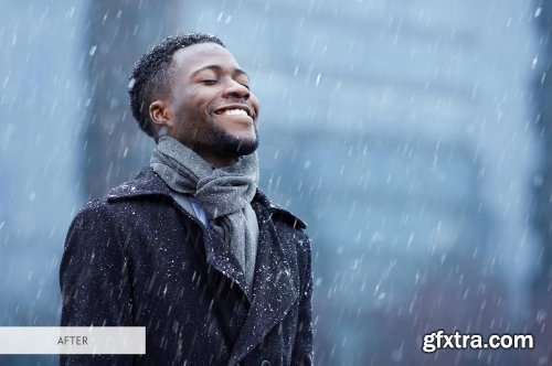 CreativeMarket - Rain Overlays Photoshop 4940346