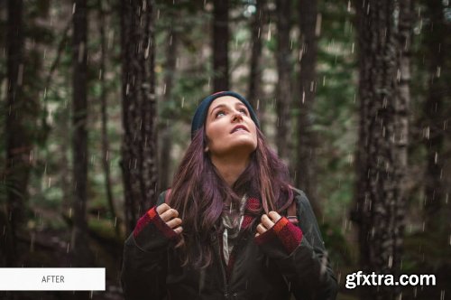 CreativeMarket - Rain Overlays Photoshop 4940346