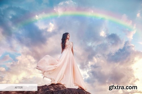 CreativeMarket - Rainbow Overlays Photoshop 4940455