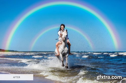 CreativeMarket - Rainbow Overlays Photoshop 4940455