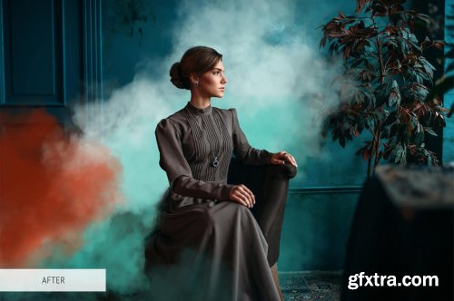 CreativeMarket - Smoke Bomb Overlays Photoshop 4940685