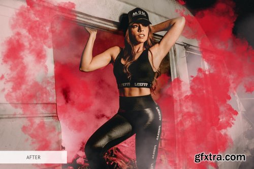 CreativeMarket - Smoke Bomb Overlays Photoshop 4940685