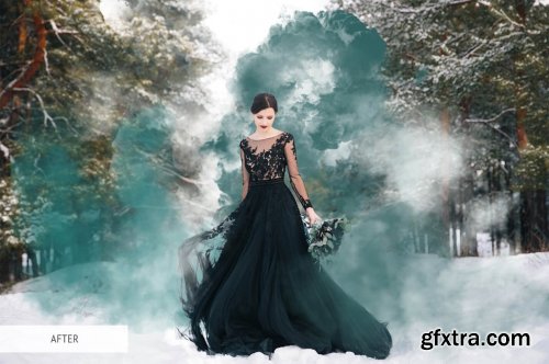 CreativeMarket - Smoke Bomb Overlays Photoshop 4940685