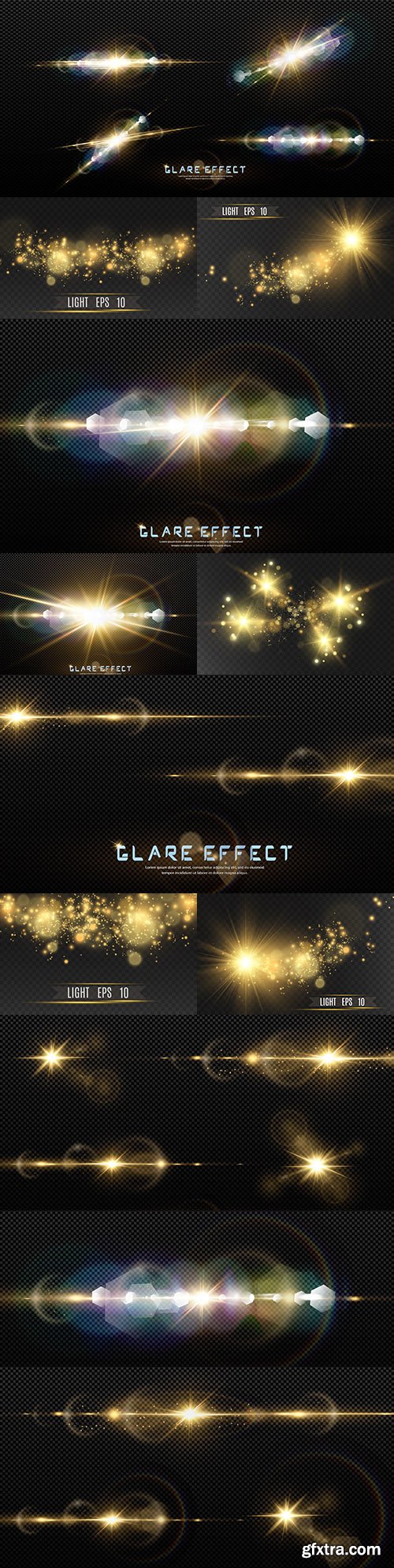 Sunlight and special lens of light effect highlights 
