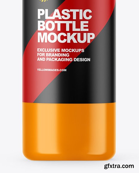 Glossy Plastic Bottle Mockup 59194