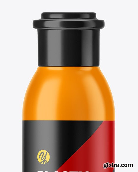 Glossy Plastic Bottle Mockup 59194