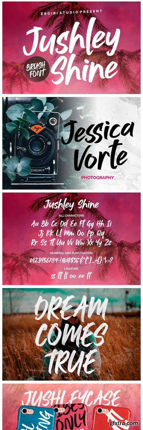 Jushley Shine Font Jushley Shine Font