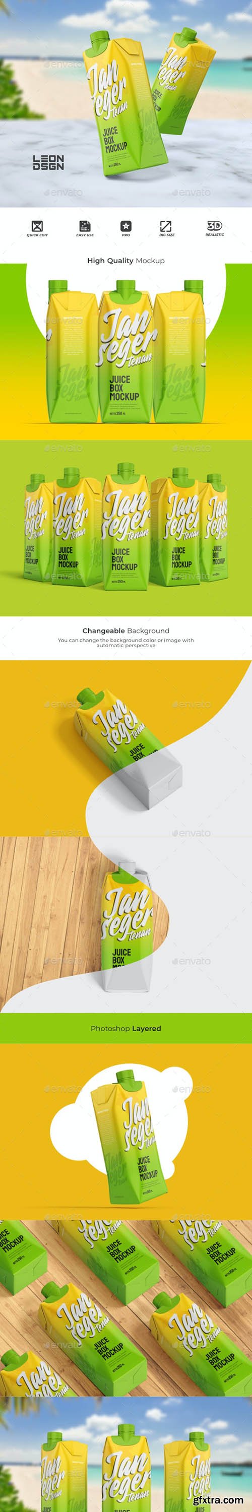 GraphicRiver - Juice Box Mockup 26693651