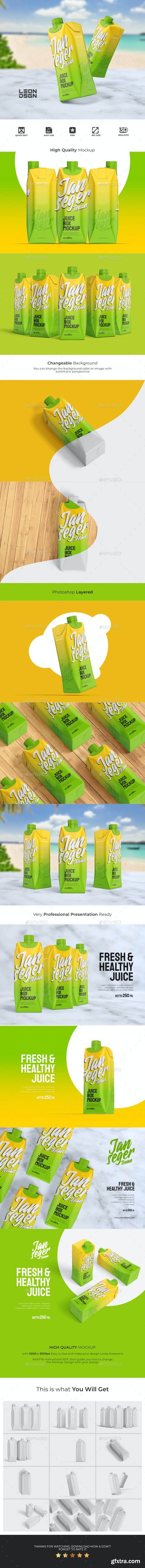 GraphicRiver - Juice Box Mockup 26693651
