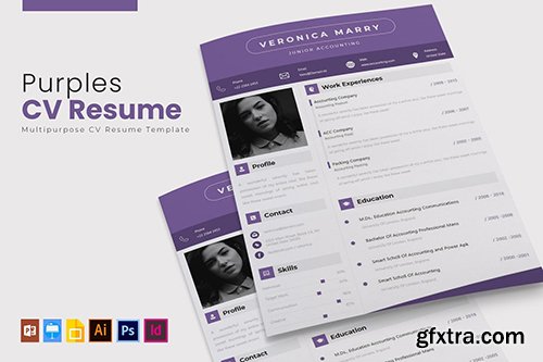 Purples | CV & Resume