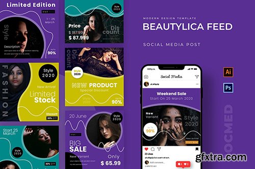 Beautylica Feed Instagram Post