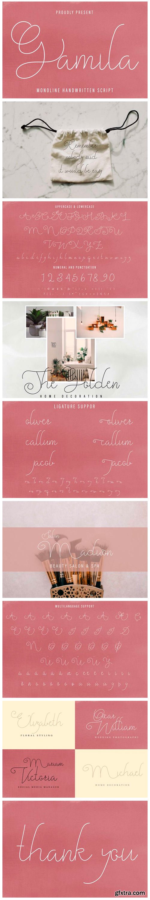 Gamila Font
