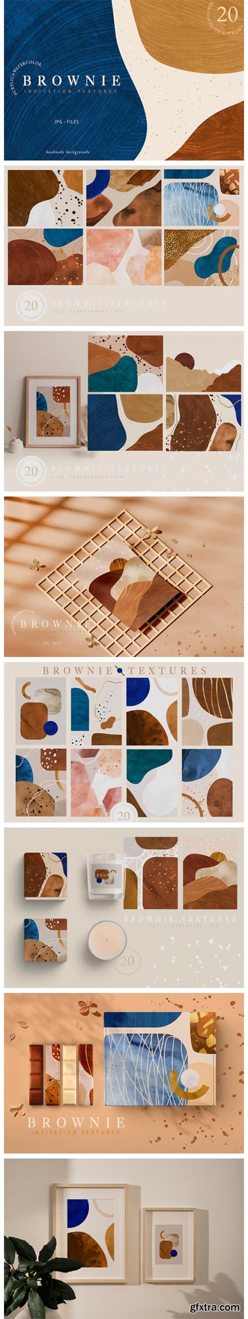 Brownie Invitation Textures 4266446
