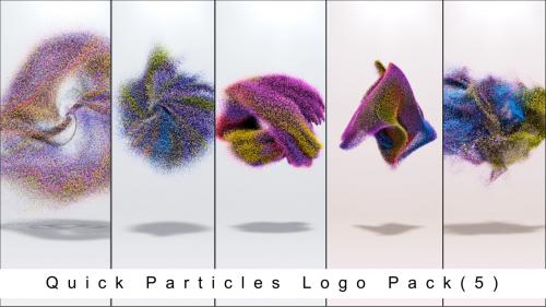 MotionArray - Quick Particles Logo Pack 5 - 278355