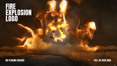 MotionArray - Fire Explosion Logo - 417663