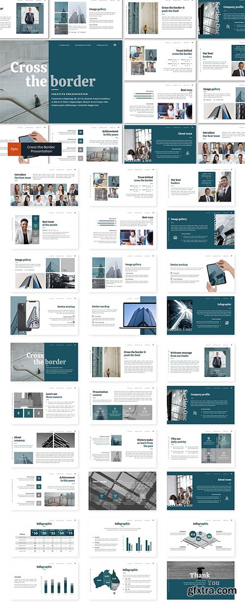 Cross the Border - PowerPoint, Keynote, Google Slides Templates