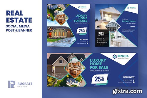 Real Estate R2 Social Media Post Template