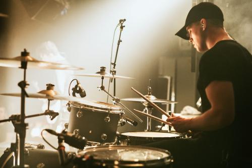 Drummer in a rock concert - 2273348