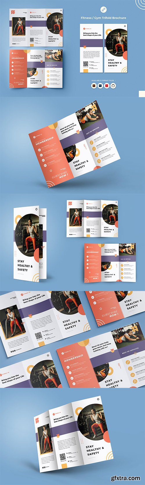 Fitness & Gym Trifold Brochure Fitness & Gym Trifold Brochure