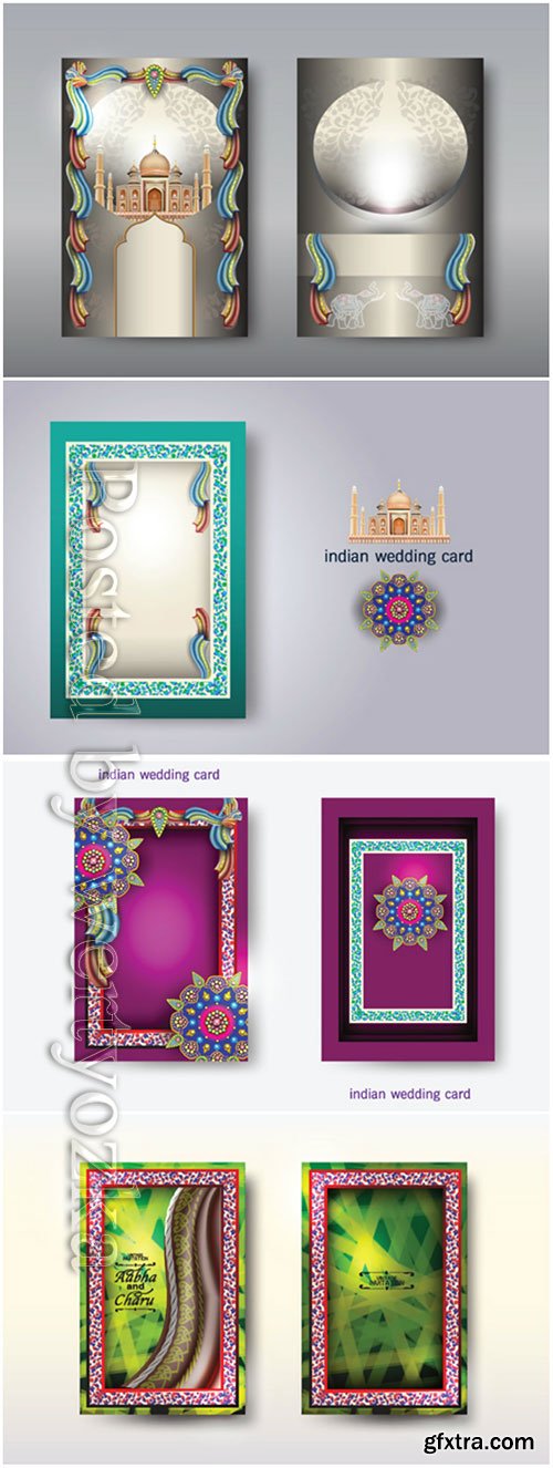 Wedding vintage cards for you and the menu